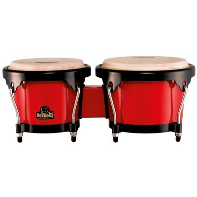 Nino Percussion NINO17R-BK 6.5 en 7.5 inch bongo rood