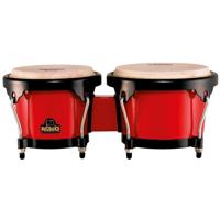 Nino Percussion NINO17R-BK 6.5 en 7.5 inch bongo rood