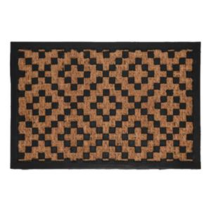 H&amp;S Collection Deurmat met print - voor binnen en buiten - kokosvezel - 60 x 40 cm - Droogloopmat   -