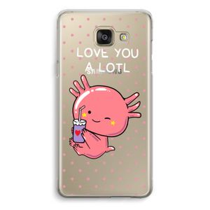 Love You A Lotl: Samsung Galaxy A5 (2016) Transparant Hoesje