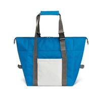 Strand/picknick isolatie koeltas blauw 15 liter inhoud en 38 x 33 x 18 cm - thumbnail