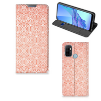 OPPO A53 | A53s Hoesje met Magneet Pattern Orange - thumbnail