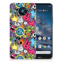 Nokia 8.3 Silicone Back Cover Punk Rock - thumbnail