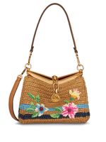 ETRO sac à bandoulière Vela à fleurs brodées - Tons neutres