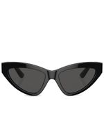 Dolce & Gabbana Eyewear lunettes de soleil teintées à monture papillon - Noir