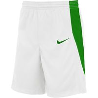 Nike Team Basketball Short Kids - - wit/groen - maat 140 - thumbnail