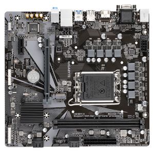 Gigabyte H610M H Moederbord Socket Intel 1700 Vormfactor Micro-ATX Moederbord chipset Intel® H610 Express