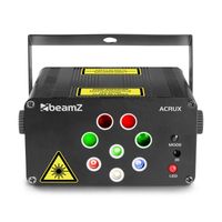 BeamZ Acrux Geschikt voor gebruik binnen Disco-laserprojector & stroboscoop Zwart - thumbnail