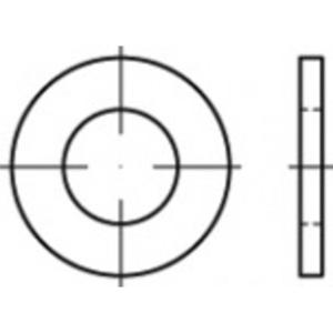 TOOLCRAFT Onderlegring 1479 Staal 100 stuk(s) TO-5441736