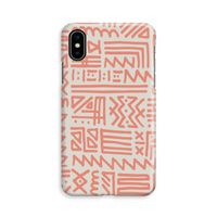 Marrakech Pink: iPhone X Volledig Geprint Hoesje