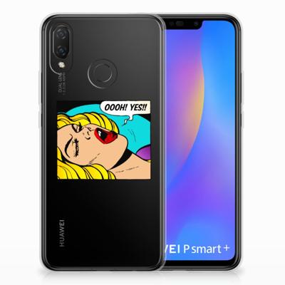 Huawei P Smart Plus Silicone Back Cover Popart Oh Yes Huawei P Smart Plus Silicone Back Cover Popart Oh Yes