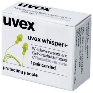 uvex 2111212 whisper+ Oordoppen 27 dB Vaker te gebruiken 50 paar