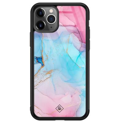 iPhone 11 Pro Max glazen hardcase - Marble colorbomb iPhone 11 Pro Max glazen hardcase - Marble colorbomb