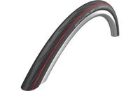 Schwalbe - Lugano II HS471 Zwart Red Stripes 700X25C
