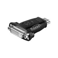 Goobay 68098 HDMI/DVI-D adapter, vernikkeld, HDMI-stekker (type A)