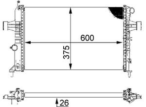 Radiateur CR227000S