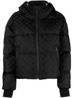 MISBHV monogram-print hooded ski jacket - Noir