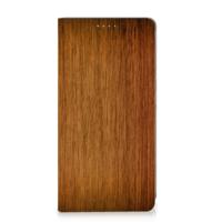 Samsung Galaxy S24 Book Wallet Case Donker Hout