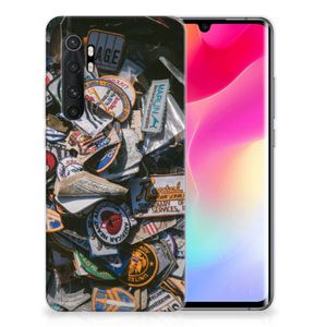 Xiaomi Mi Note 10 Lite Siliconen Hoesje met foto Badges