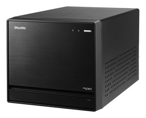 Shuttle XPC cube Barebone SW580R8 - S1200, Intel W580, vPRO, 4x LAN (2x 1Gb & 2x 2.5Gb), 4x 3.5" HDD bays