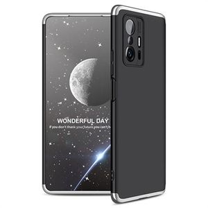 GKK Afneembare Xiaomi 11T/11T Pro Case - Zilver / Zwart