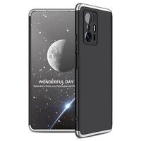 GKK Afneembare Xiaomi 11T/11T Pro Case - Zilver / Zwart - thumbnail