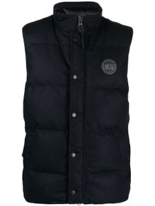 Canada Goose gilet à design matelassé - Bleu