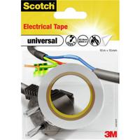 3M universal 4401WHT Isolatietape Scotch Wit (l x b) 10 m x 15 mm 1 stuk(s) - thumbnail