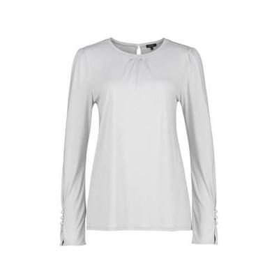 Claudia Sträter top lichtgrijs