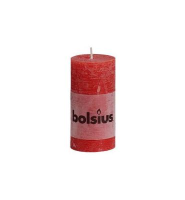 Bolsius Rustiek Stompkaars 100/50 Rood (1st)