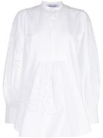 Dice Kayek blouse en coton à broderies - Blanc