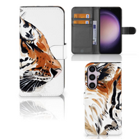 Hoesje Samsung Galaxy S24 Plus Watercolor Tiger - thumbnail