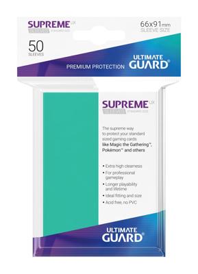 Ultimate Guard Supreme UX Sleeves Standard Size Turquoise (50) Ultimate Guard Supreme UX Sleeves Standard Size Turquoise (50)