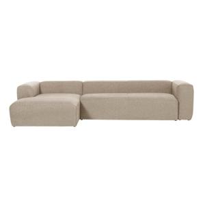 Kave Home 4-zits Loungebank Blok 330cm - Beige