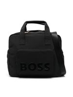 BOSS Kidswear sac à langer à logo embossé - Noir