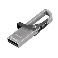 Hama FlashPen Hook-Style USB-stick 64 GB Grijs 00123922 USB 2.0