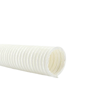 Flexibele Slang Wit Pvc - Ø100 - Lengte 1 Meter