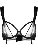 Maison Close soutien-gorge Naked à design transparent - Noir - thumbnail