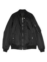 Rick Owens Kids veste bomber à fermeture zippée - Noir - thumbnail