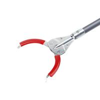 FLORA papierpakker/afvalknijper - aluminium - 105 cm - grijpopening 10,5 cm