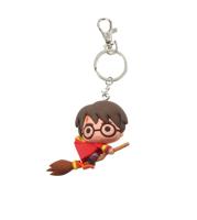 Harry Potter Rubber Keychain Harry Potter & Broomstick 7 cm - thumbnail