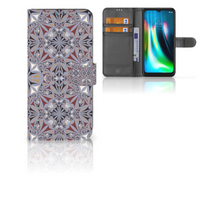 Motorola Moto G9 Play | E7 Plus Bookcase Flower Tiles