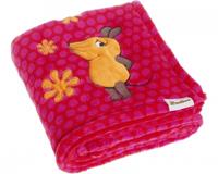 Playshoes fleecedeken muis 75 x 100 cm roze