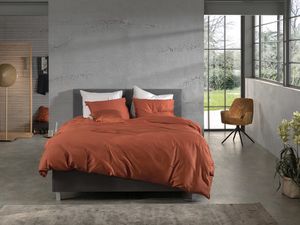 Zo! Home Zo Home Satinado Dekbedovertrek 140x200/220 Copper Orange