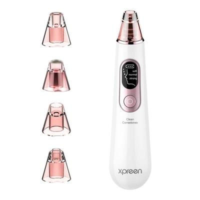 Xpreen oplaadbare porie Cleanser Home Facial schoonheid apparaat met LED scherm & 4 sondes Xpreen oplaadbare porie Cleanser Home Facial schoonheid apparaat met LED scherm & 4 sondes