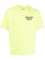 GALLERY DEPT. t-shirt en coton à logo imprimé - Vert - thumbnail