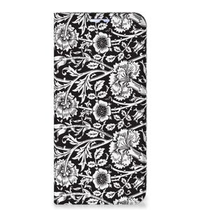 Motorola Moto G31 | G41 Smart Cover Black Flowers