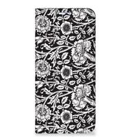 Motorola Moto G31 | G41 Smart Cover Black Flowers