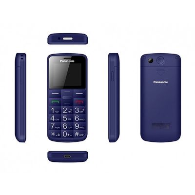 Panasonic KX-TU110 Senioren mobiele telefoon SOS-functie Blauw