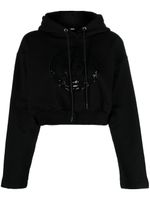 Versace hoodie crop à motif Medusa Head - Noir - thumbnail